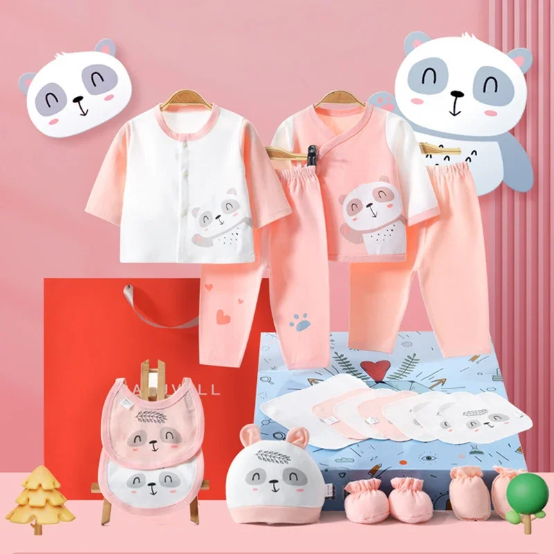 Conjunto recién nacido de algodón suave – Ropa de bebé todas las estaciones - imagen 5