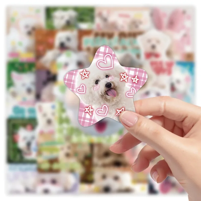Pegatinas de cachorros kawaii para scrapbooking y decoración infantil - imagen 2