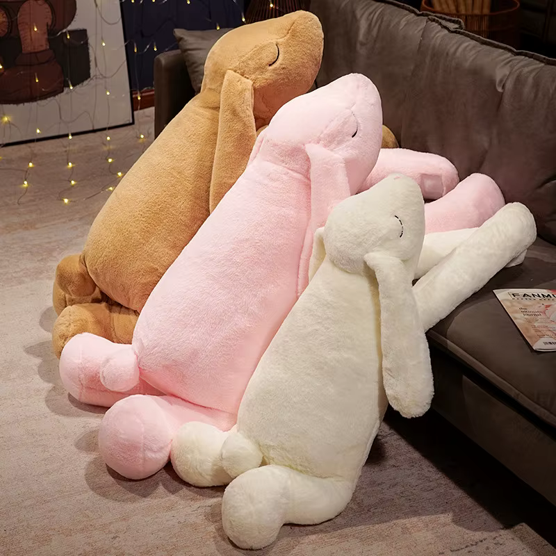 Peluche gigante de conejo con orejas suaves – Almohada de regalo para niña - imagen 5