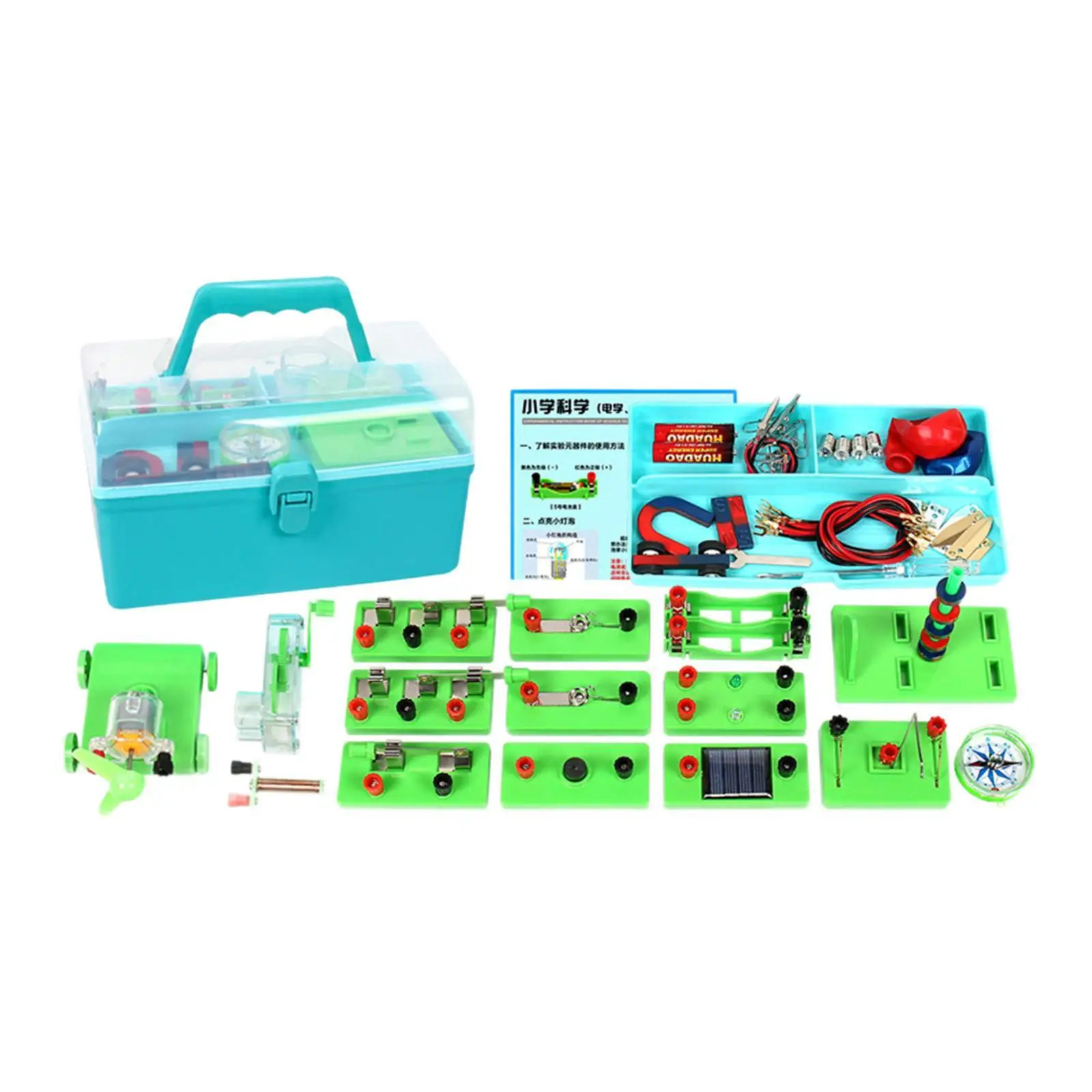 Electricity Circuit Experiment Set Physics Science Learning Kits Self Assembly