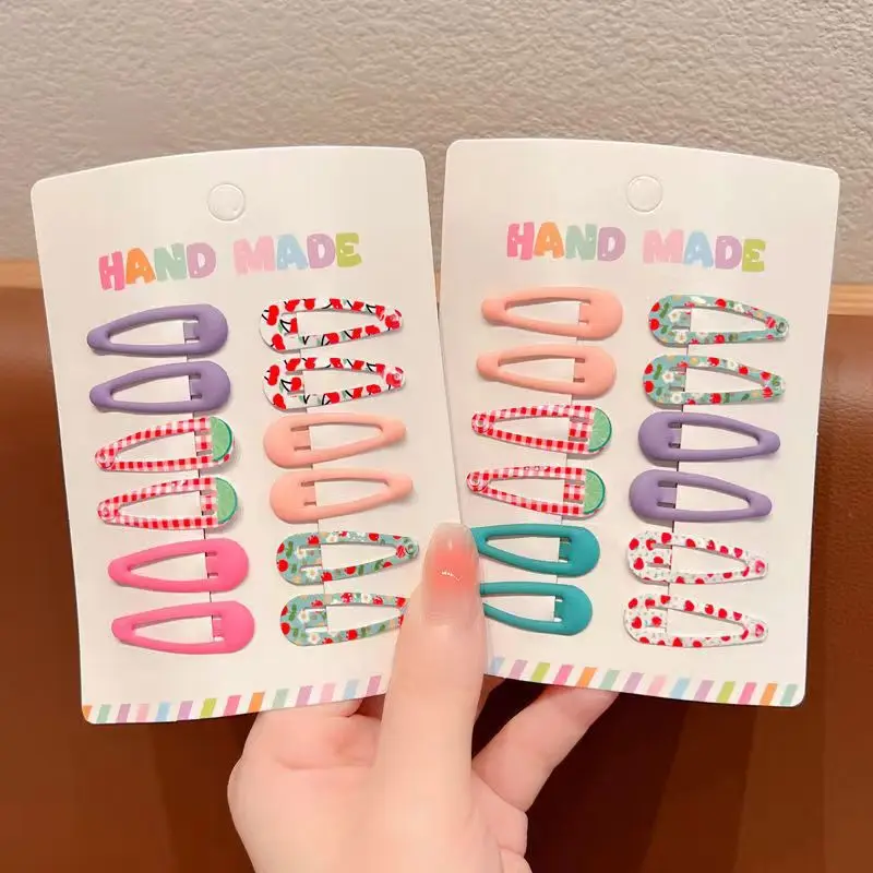 Horquillas de lunares para niñas – Pasadores color caramelo - imagen 2