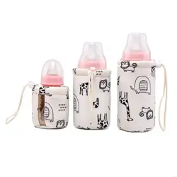 Bolsa térmica para botella lavable R6FD, calentador botella leche, bolsa aislante portátil