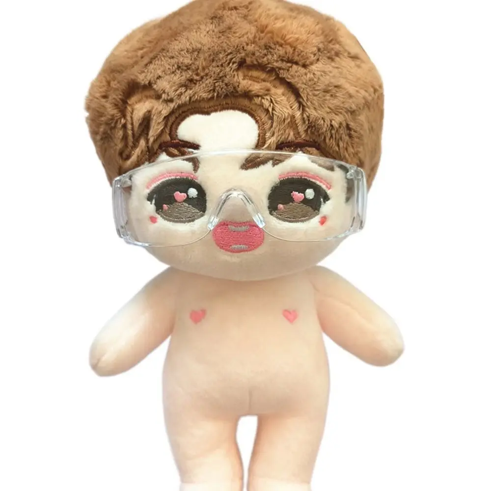 Mini accesorios para muñecos de peluche, 9 colores, gafas para muñecos de peluche, marco de corazón bonito para muñecas de 20cm, gafas de esquí coloridas - imagen 4