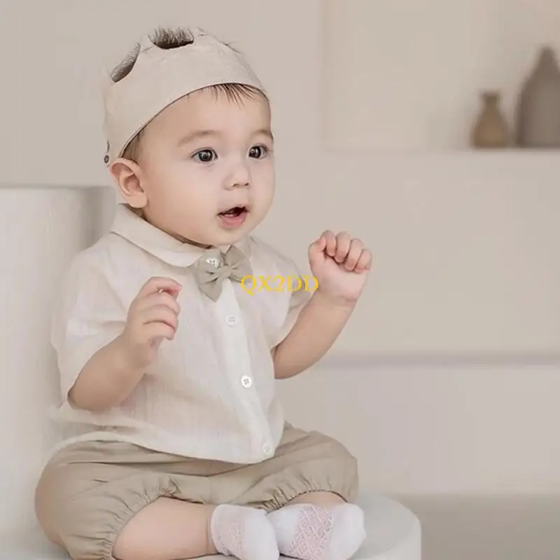 Corona primer cumpleaños bebé – Diadema fotográfica - imagen 5