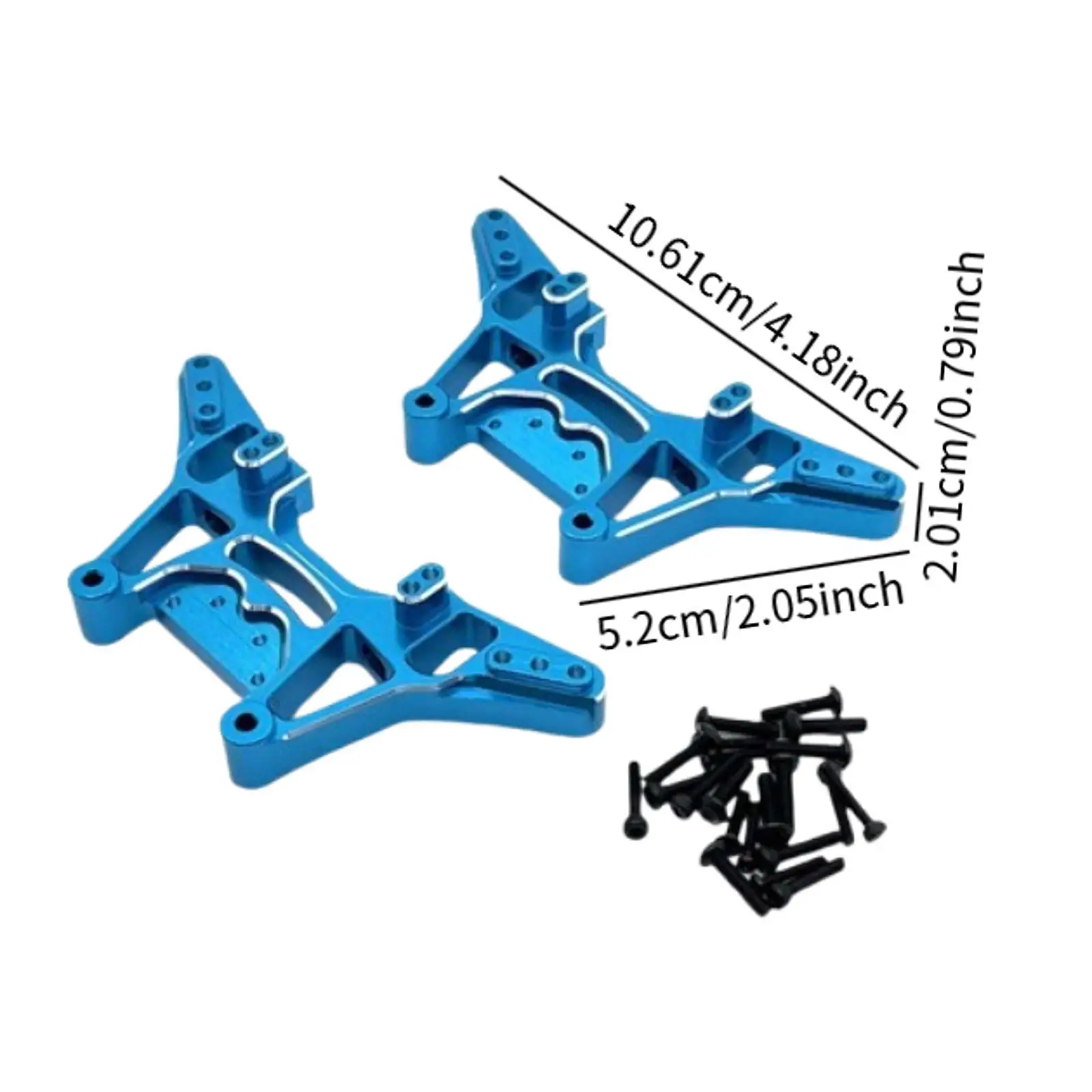 2Pcs RC Front Rear Shock Absorber Bracket Assembly Spare Parts Model Vehicle Parts for UD1202 UD12Pro UD1201 1/12 RC Model Car