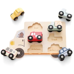 Rompecabezas de madera Tangram para niños – Puzzle educativo Montessori