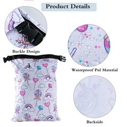 Bolsa impermeable reutilizable para pañales secos y húmedos