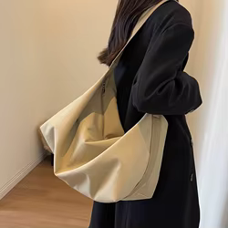 Bolso cruzado para mujer, versátil, informal, de gran capacidad, bolso de lona de viaje para estudiantes, bolso de mamá de un solo hombro para ir al trabajo