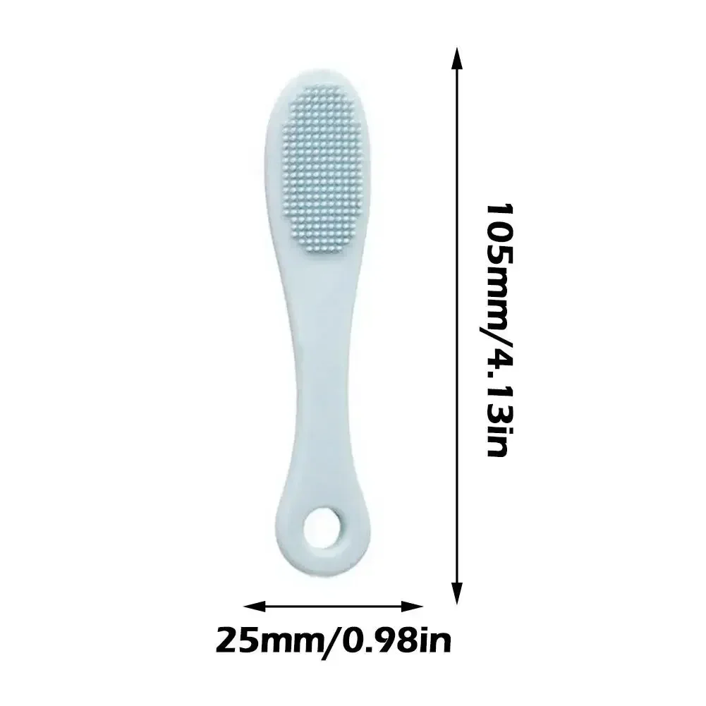 Cepillo de dientes para dedo de perro y gato, cepillo de limpieza suave para nariz y espinillas, cepillo de lana de silicona para perro y gato, accesorio para perro mascota - imagen 2
