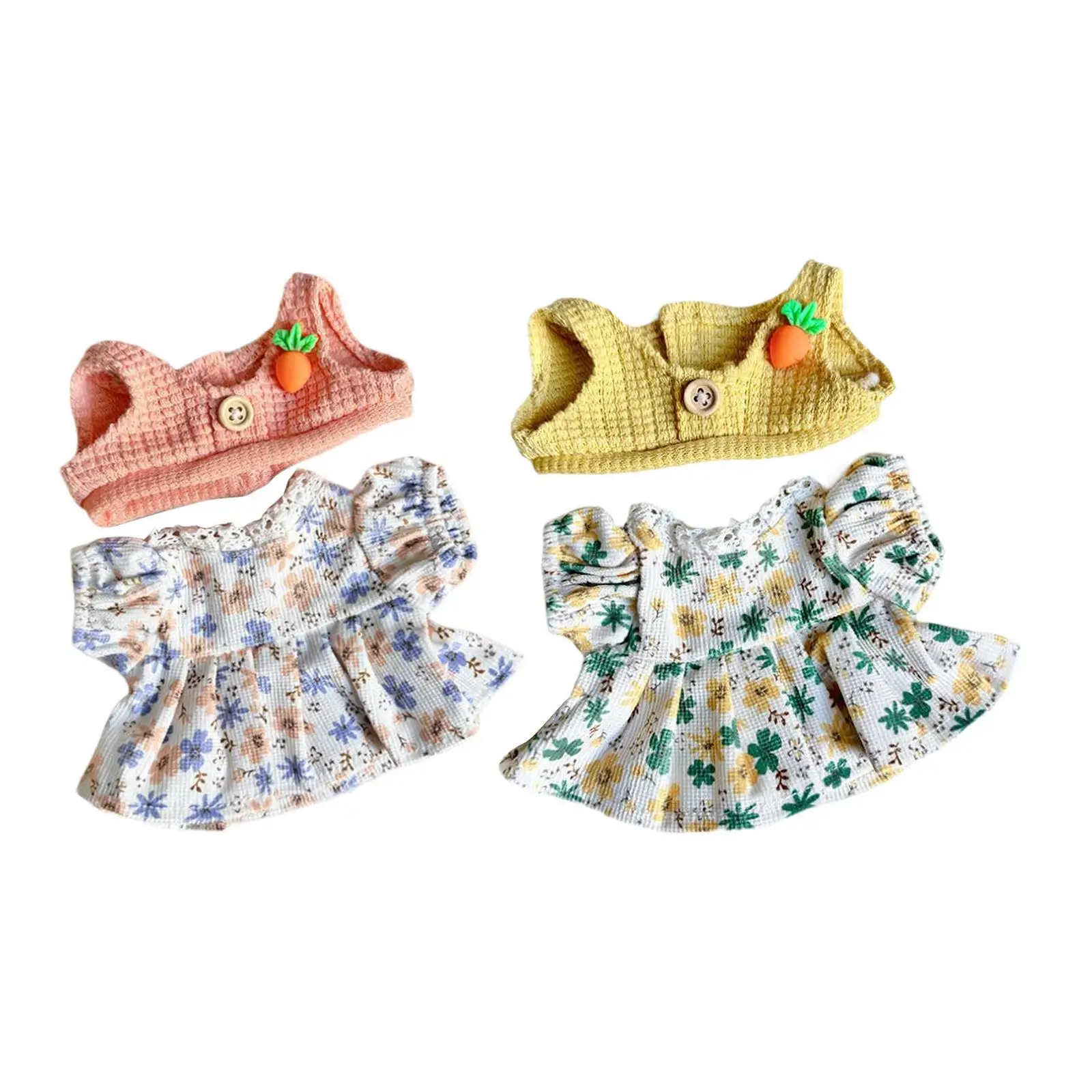 20cm Plush Doll Clothes,Stuffed Animal Accessories,Doll Dress and Vest Photo
