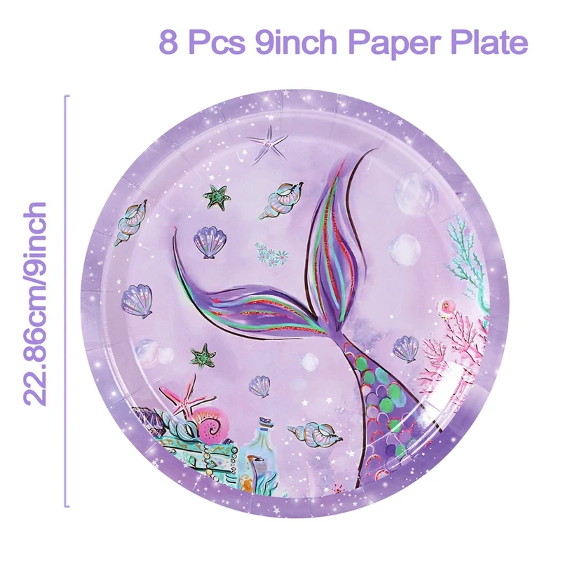 8pcs 9inch plate