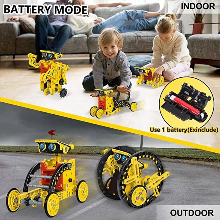 Robot solar educativo versátil – Kit científico para niños - imagen 2