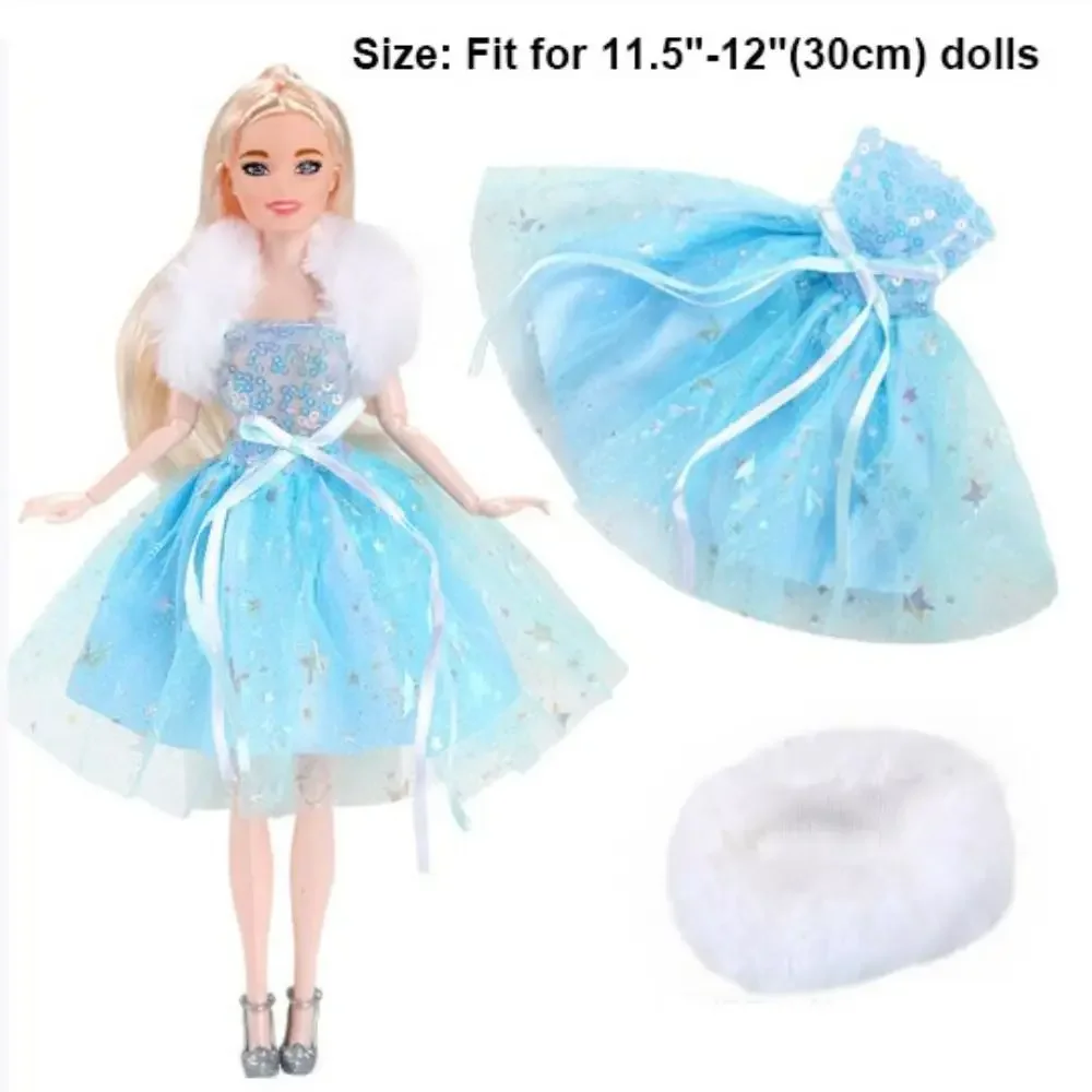 Vestido de princesa con chal para muñeca BJD - imagen 5