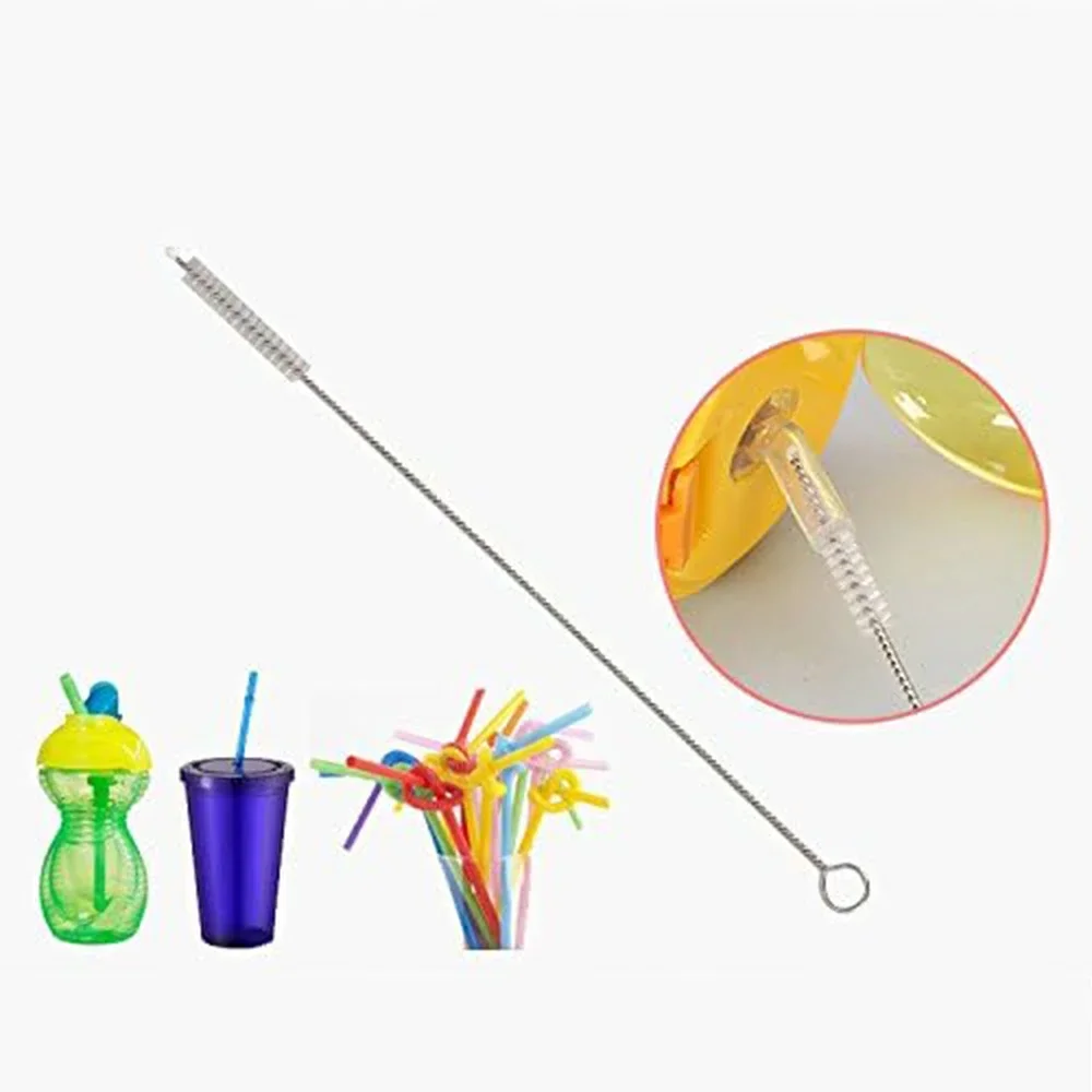 Limpiadores de tuberías Kit de cepillo limpiador de paja de 5 piezas para Stanley - (3 tamaños) Extra largo, cepillo de limpieza de paja para vaso, taza para sorber - imagen 4