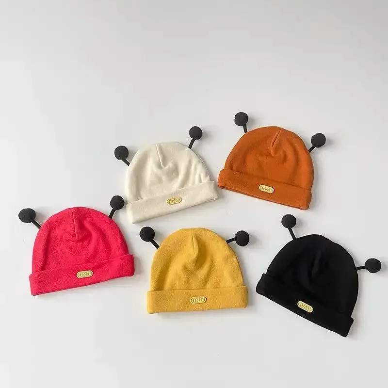 1 pieza de accesorios de fotografía de dibujos animados para recién nacido, sombrero para niño y niña, gorro de abeja Kawaii para bebé, accesorios de fotografía de algodón suave
