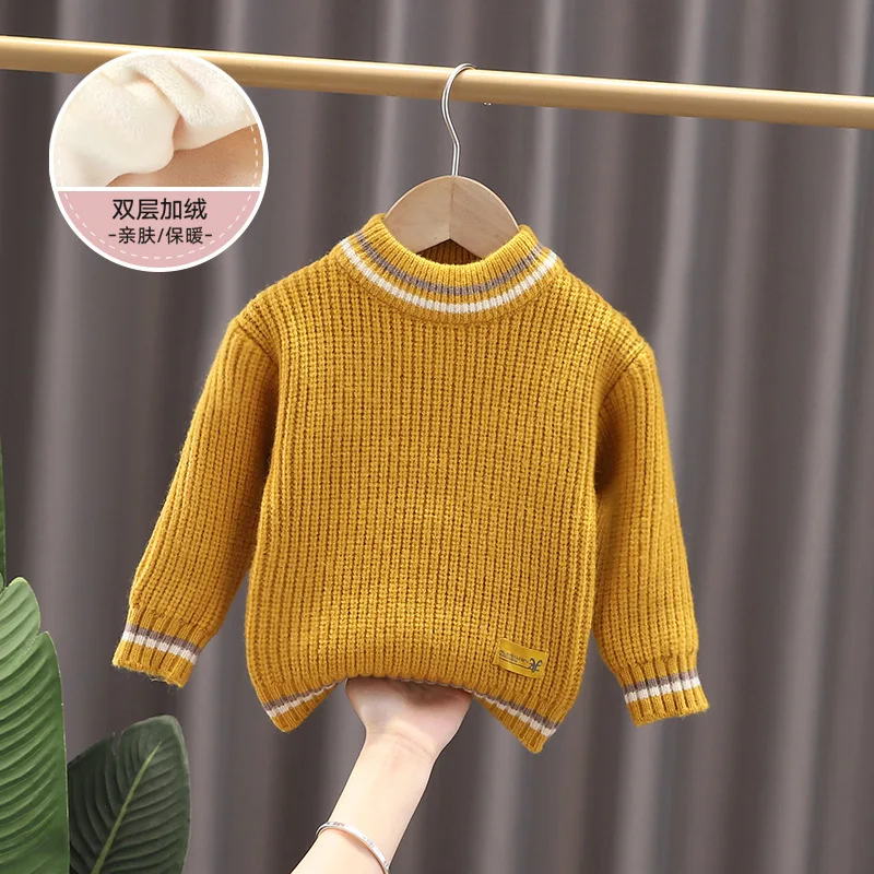 Suéter de punto acolchado para bebé y niño otoño invierno - imagen 4