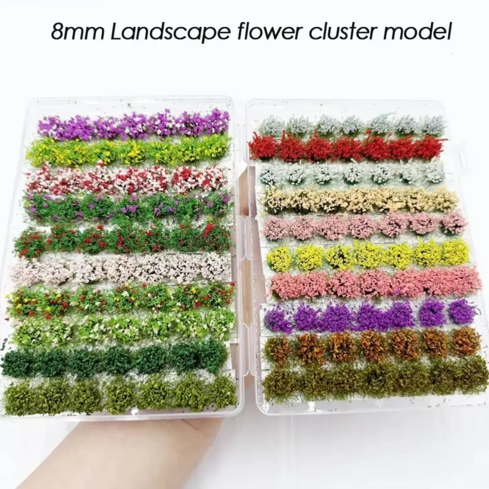 Flores de miniatura para maquetas ferroviarias, estilo racimos - imagen 2