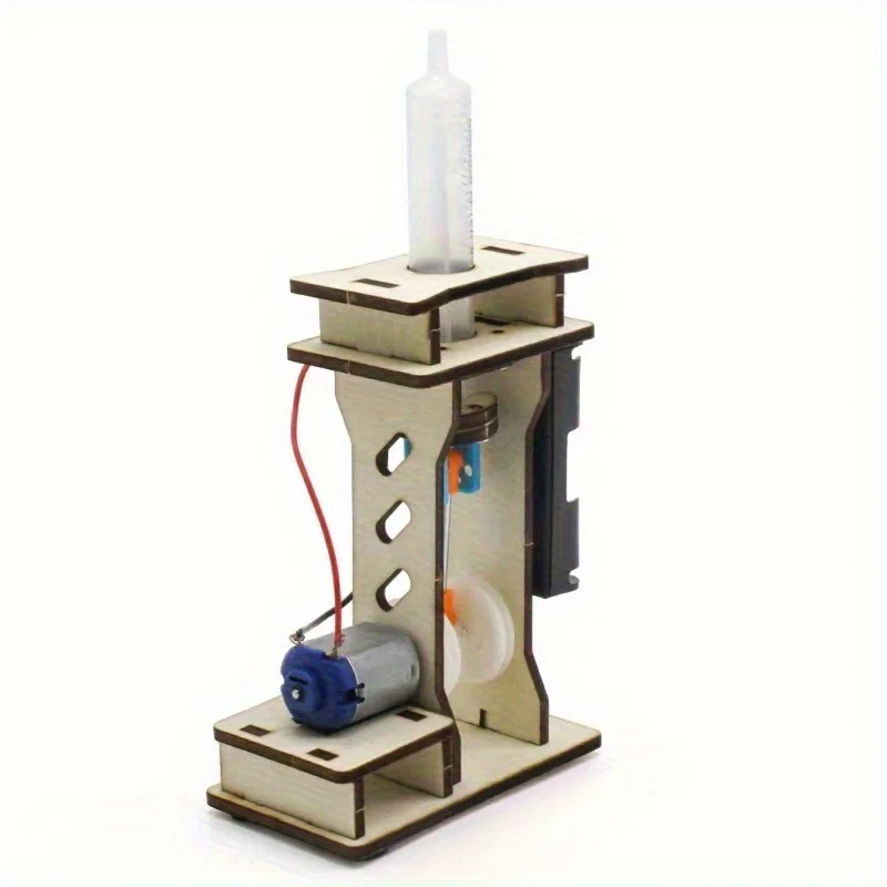 Kit STEM para niños: rompecabezas 3D de madera con motor - imagen 4