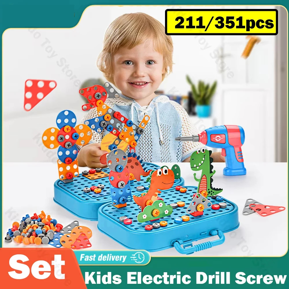 Taladro eléctrico de juguete para niños – Set herramientas infantil - imagen 4