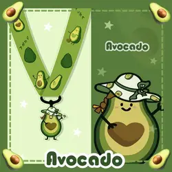 Cordón infantil de aguacate para identificaciones escolares