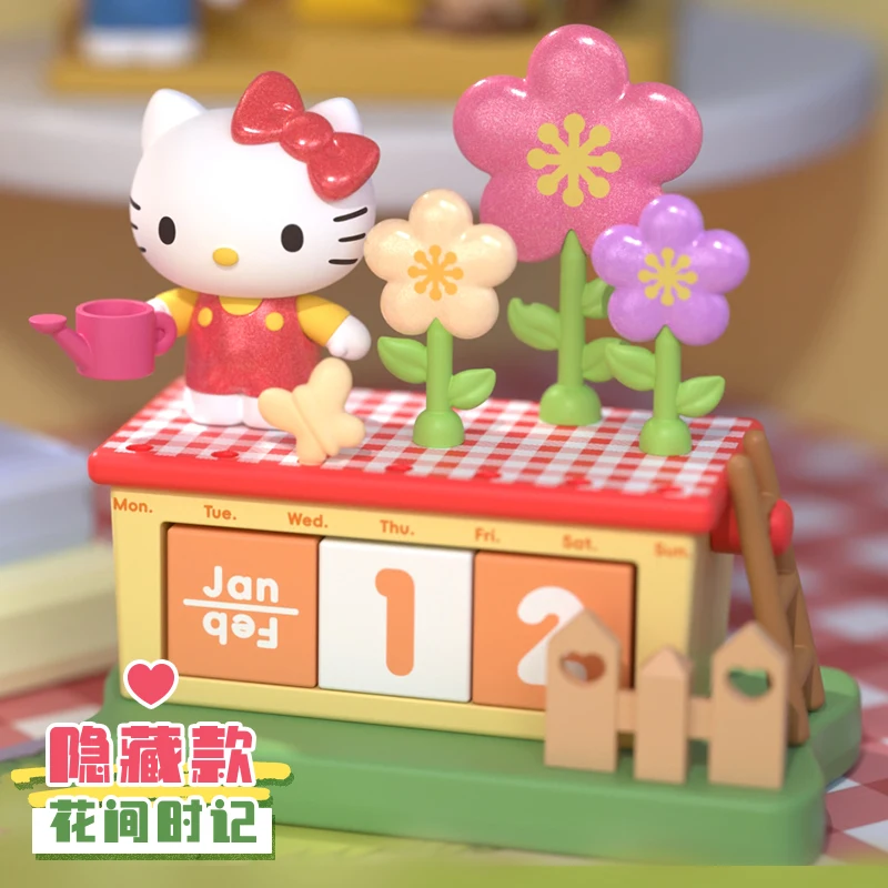 Blokees genuinos Sanrio HelloKitty, serie Preface de primavera cálida, caja ciega, rompecabezas, modelo de ensamblaje, juguetes, regalos de cumpleaños - imagen 3