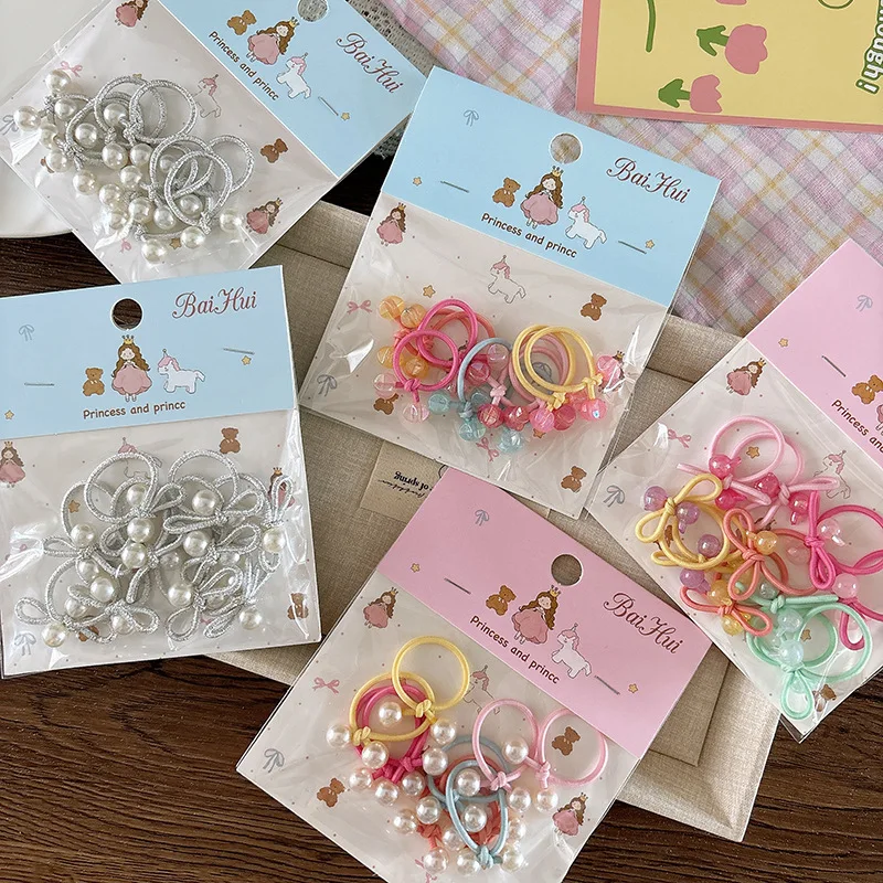 Diademas trenzadas elásticas caramelo para niñas - imagen 5