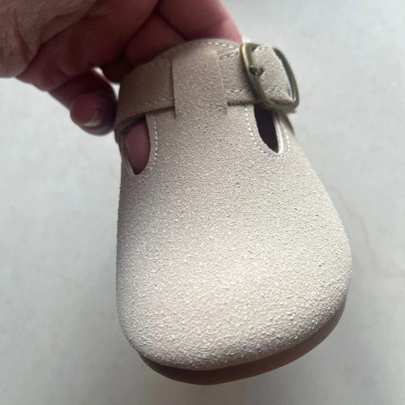 Zapatos planos para niños, moda de 1 a 10 años, zapatos de algodón para niñas, nuevos zapatos de cuero marrón para niños - imagen 4