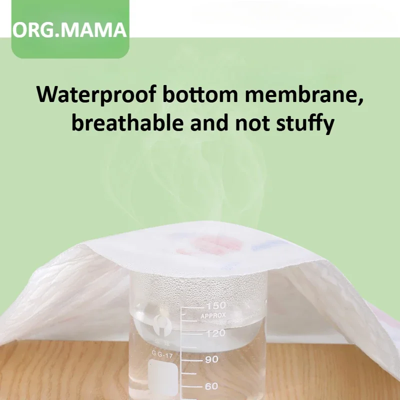 Baberos desechables de 20 piezas para bebés, Baberos de alimentación para bebés, suaves, absorbentes, a prueba de fugas, empaquetados individualmente para viajar al aire libre - imagen 5