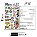 Tattoo sticker 6pcs