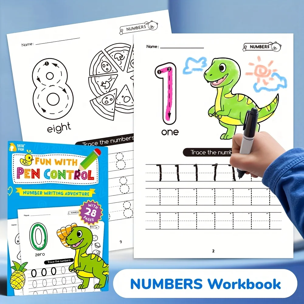 Cuaderno de matemáticas para preescolar: números y escritura - imagen 2