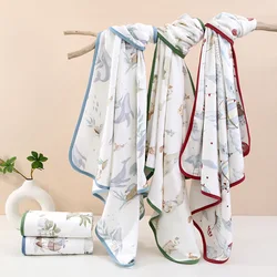 Toalla envolvente de algodón para bebé recién nacido – Baño y swaddle