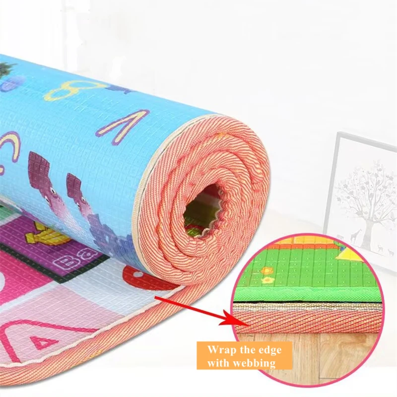 Alfombra juego niños – Esterilla gruesa 180x120cm seguridad - imagen 5