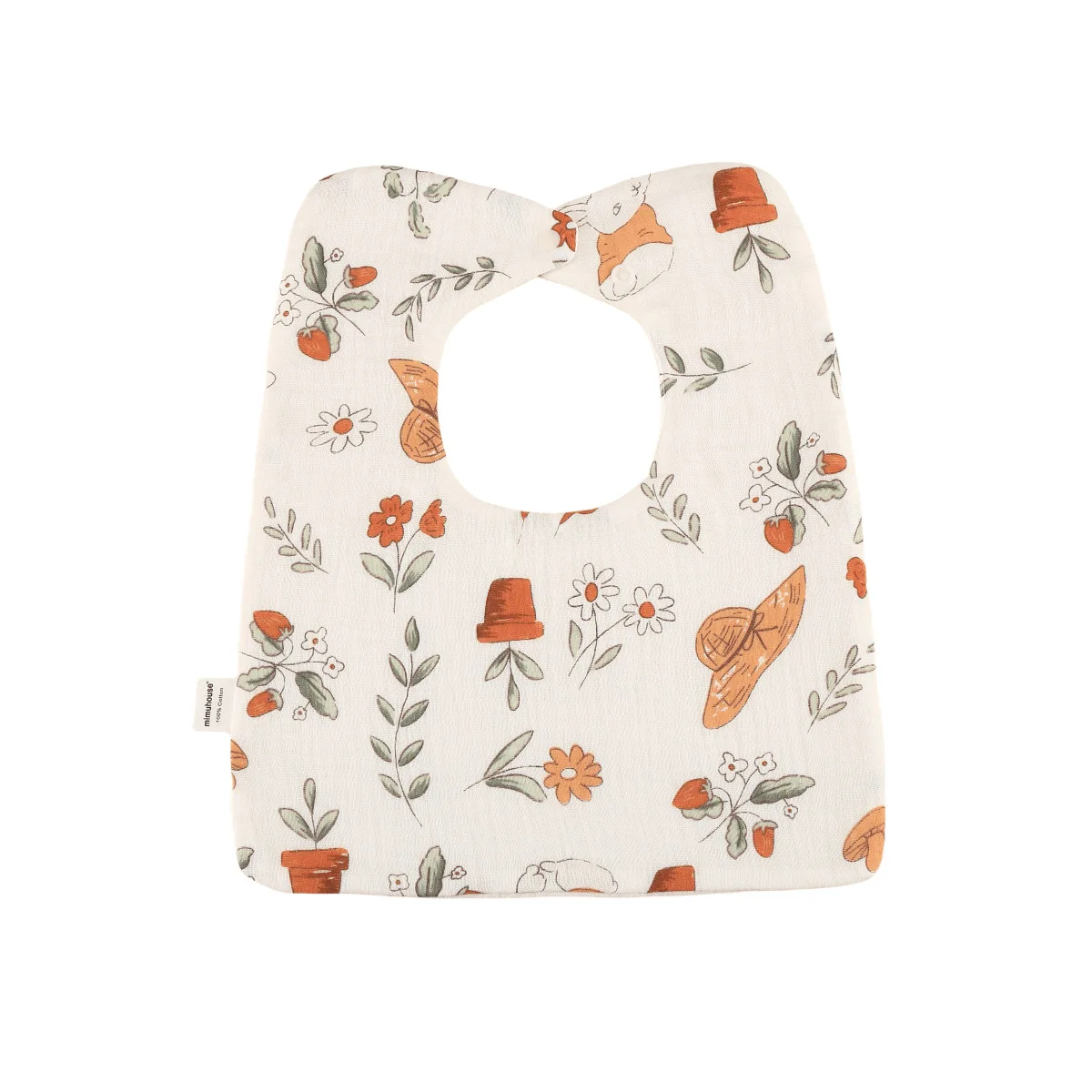 Bavoir d'Alimentation en Gaze de Coton à 6 Couches pour Bébé, Serviette Mignonne à Motif de Dessin Animé, Douce pour le Rot, Nouveau-né et Enfant en Bas Âge - imagen 2
