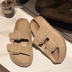 Sandalias de plataforma para niñas – Estilo retro con hebillas
