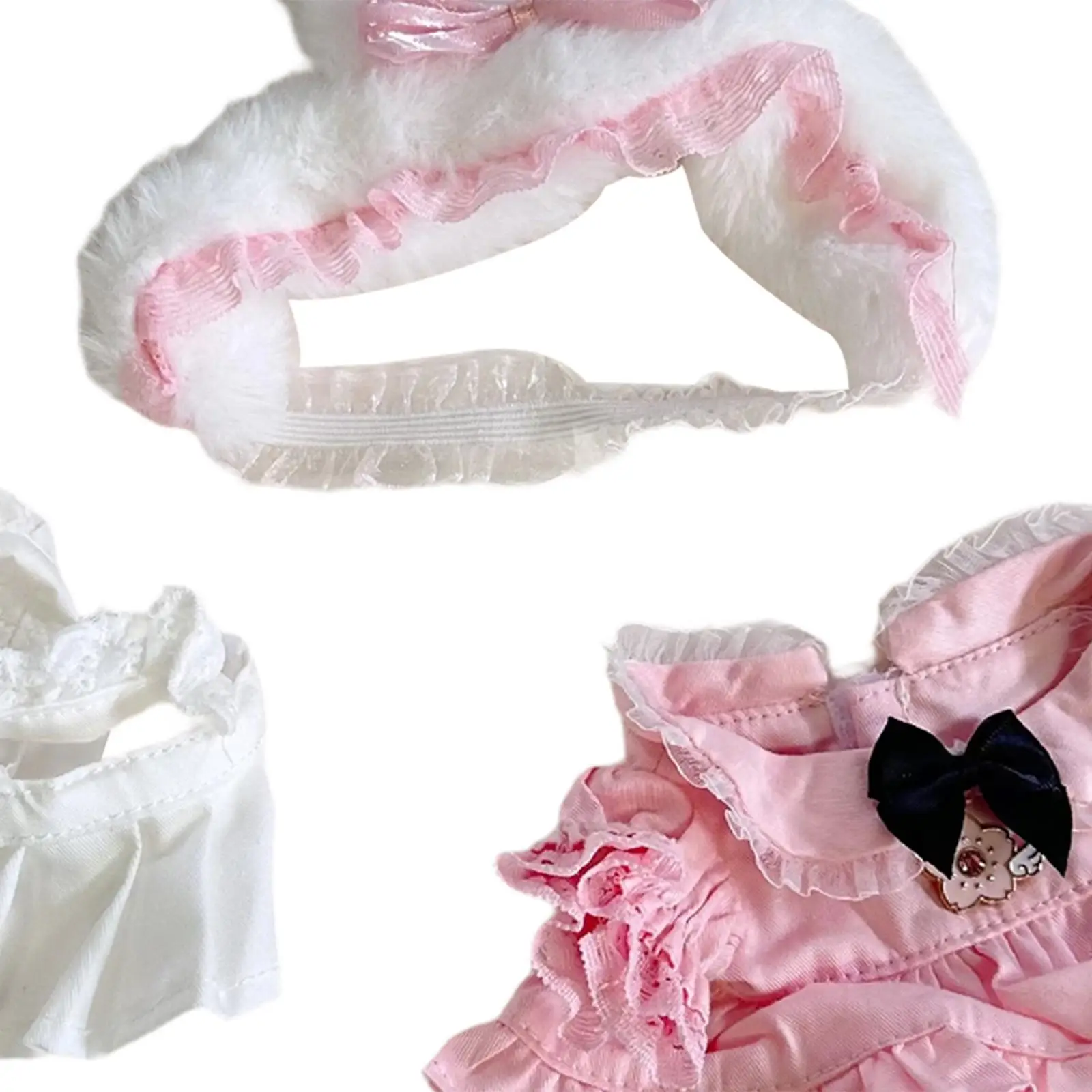 Doll Clothes Hair Accessories Comfortable Dress up Doll Accessories Clothing