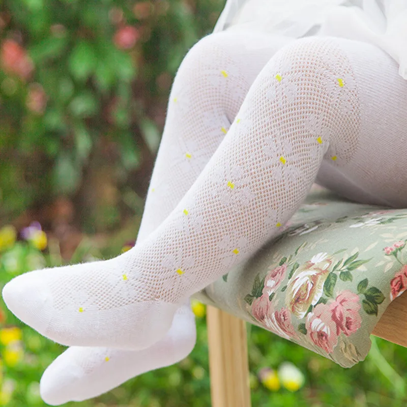 Lawadka, medias para niños y niñas, pantimedias con estampado de malla fina de verano para bebés recién nacidos, pantimedias para niñas, mallas de moda para niños 1 2 3 4 5 Y - imagen 4