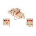 2pcs Stop tracks