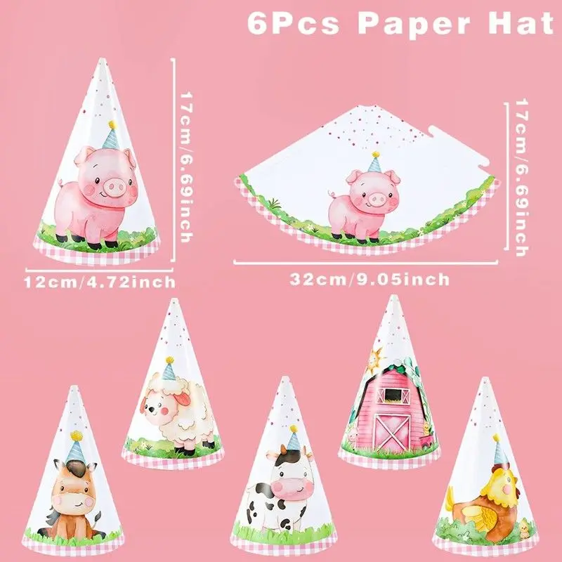 6pcs hat