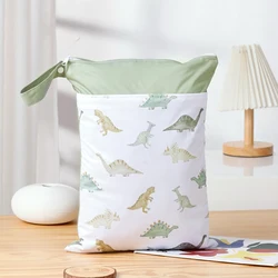 Elinfant nueva llegada impresión bolsa de pañales de gran capacidad, bolsa seca húmeda portátil, bolsa de almacenamiento para viaje