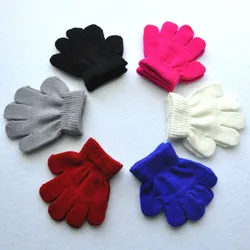 Guantes de invierno acrílicos suaves para bebés y niños