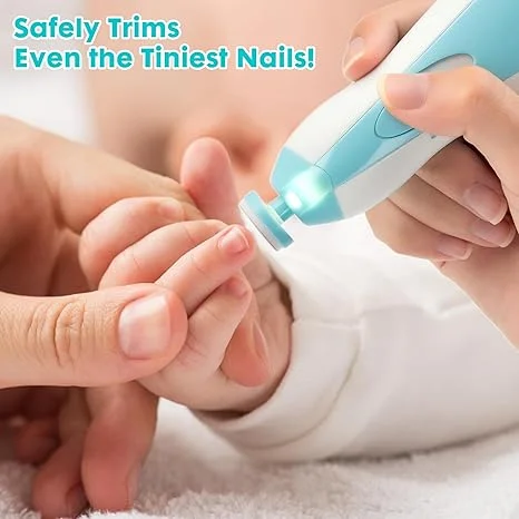 Cortauñas eléctrico para bebé con lima de uñas – Kit manicura infantil - imagen 2