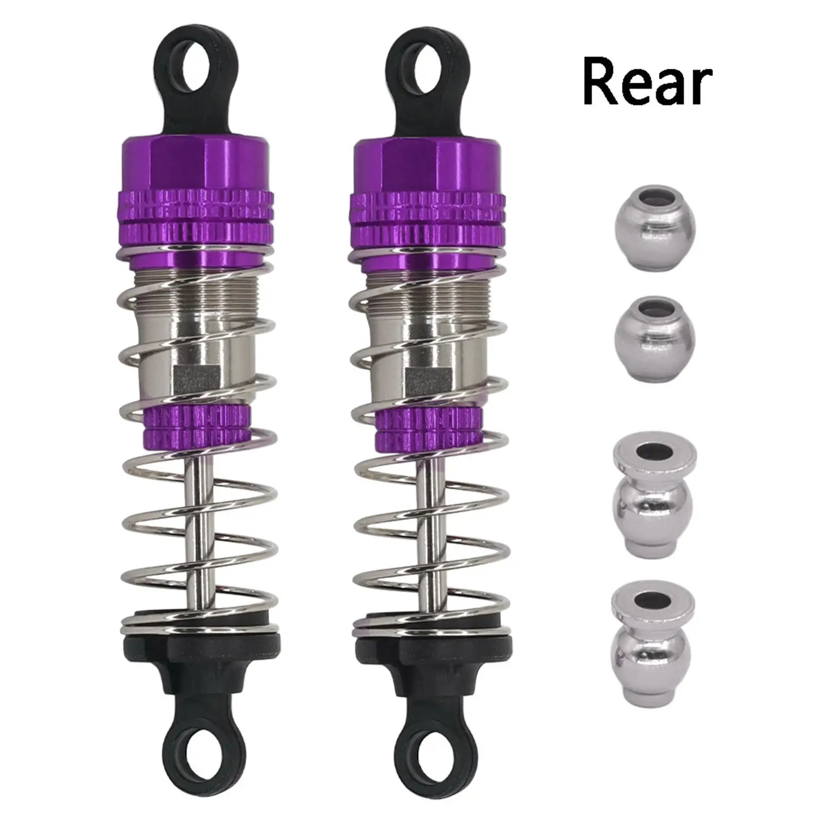 Oil Shock Absorber Set Front and Rear Combo 66mm and 72mm Upgrade Replacement for 14210 14209 1/14 RC Car Sturdy Professional