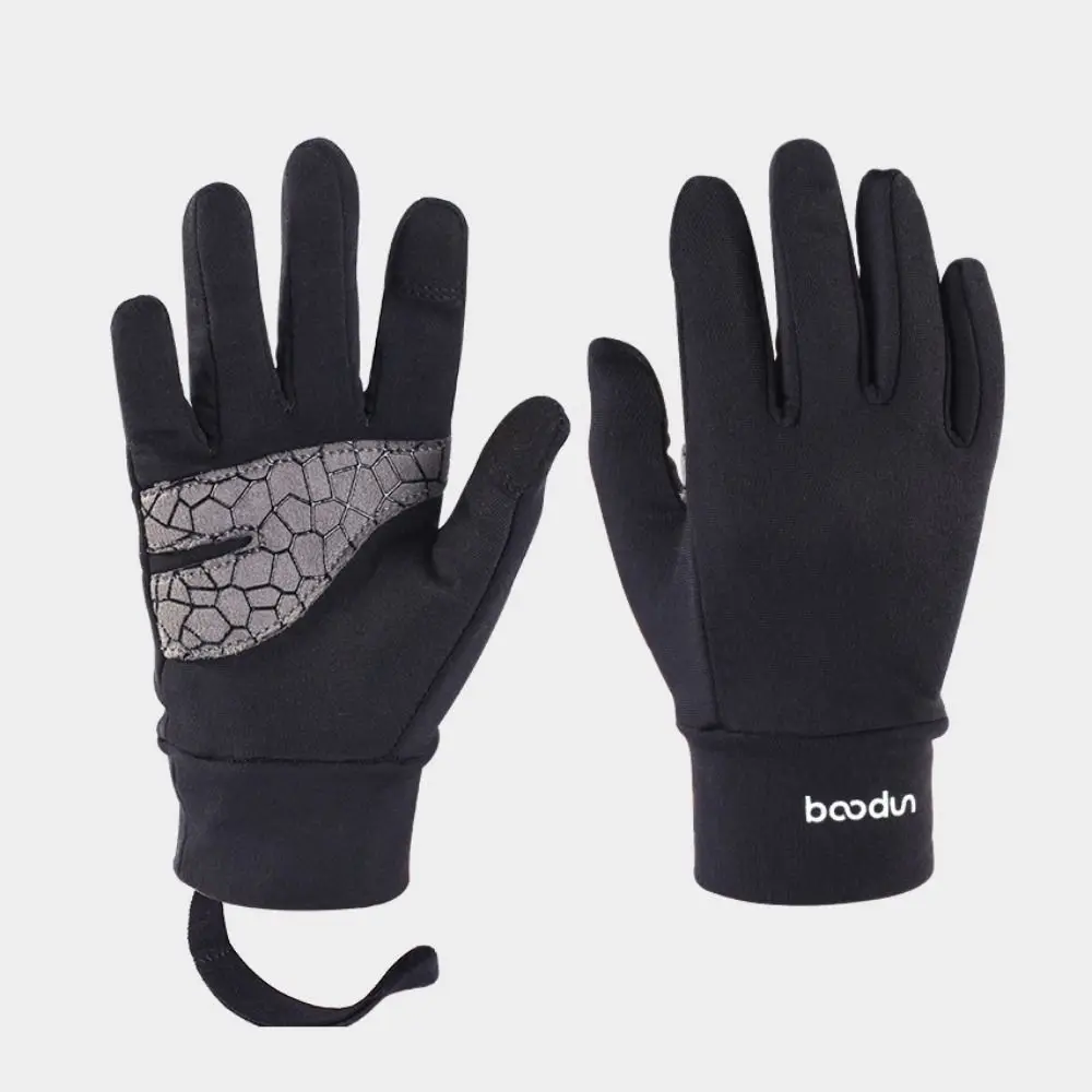 Guantes de ciclismo para niños con absorción de sudor, antideslizantes, a prueba de viento, cálidos, elásticos, resistentes al frío, para ciclismo deportivo - imagen 5