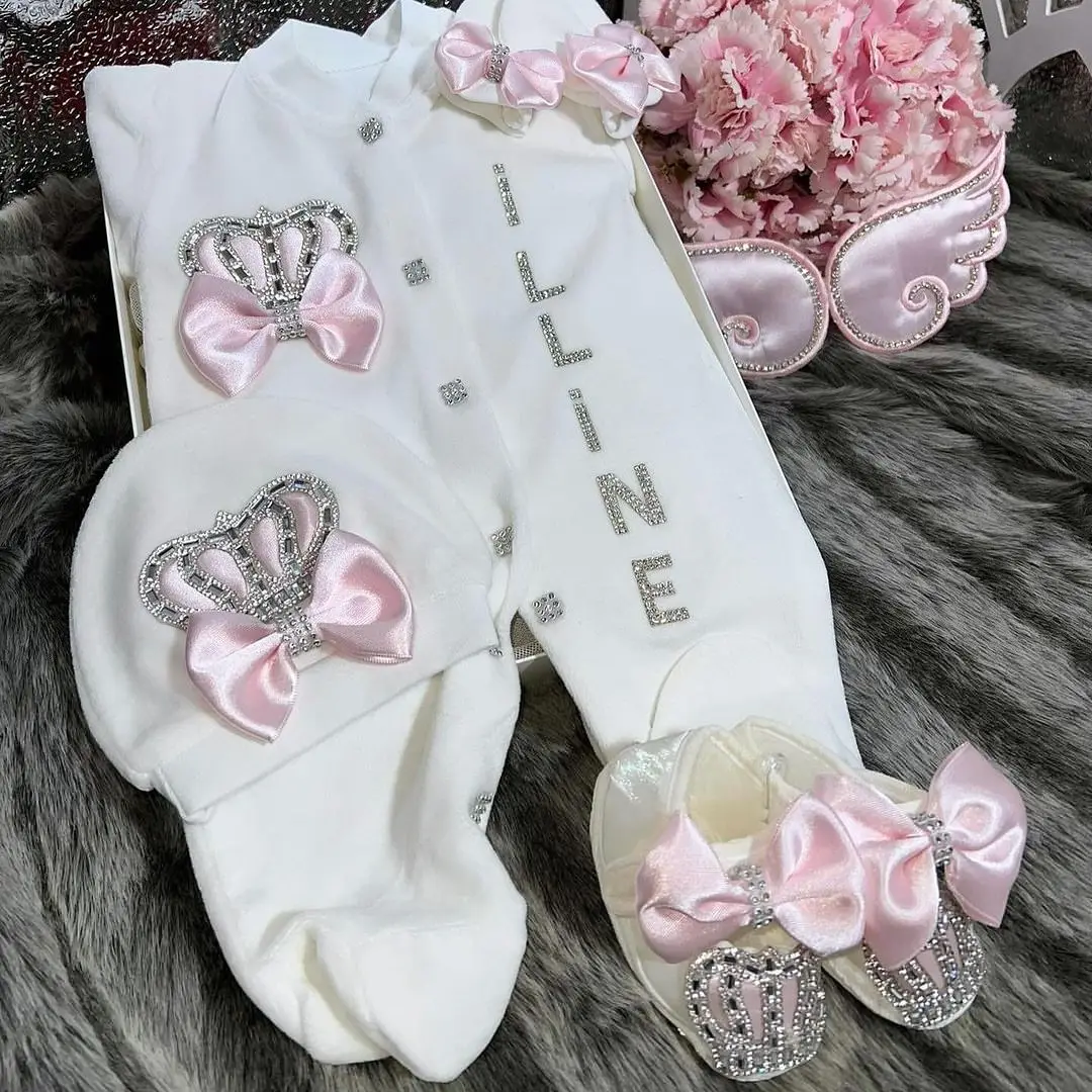 Conjunto de ropa para bebé recién nacido, productos de algodón Real para el cuidado infantil, traje de cuerpo, camisa, pantalones, sombrero, 5 piezas, origen de Turquía