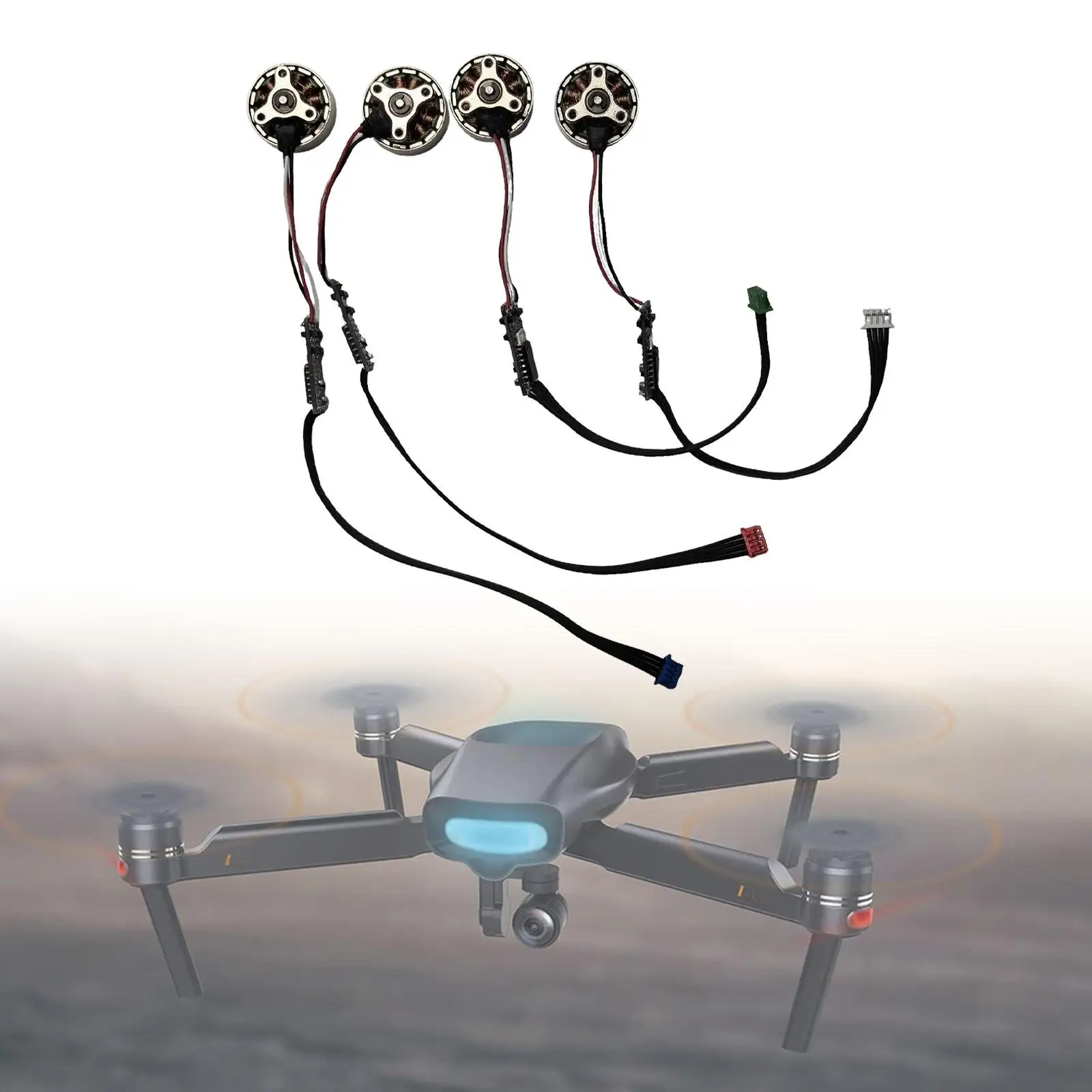 4 Pieces Brushless Motor DIY Accs Easy to Install RC Parts Replace Parts RC Car