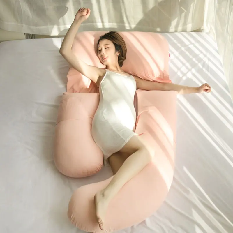 Almohada de maternidad suave Universal para las cuatro estaciones, almohada multiusos con protección de cintura para dormir lateral de maternidad que combina con todo a la moda - imagen 2