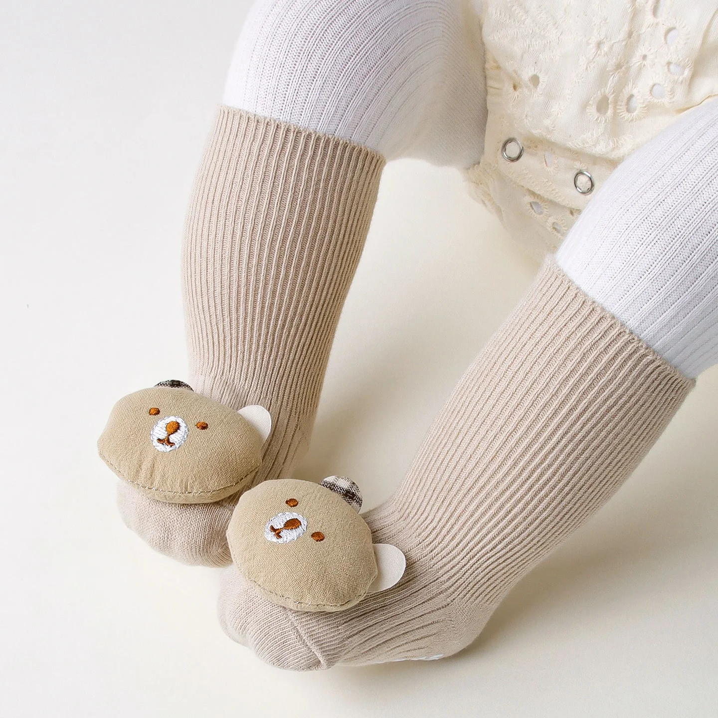 Calcetines antideslizantes para recién nacidos, calcetín de algodón para primeros pasos, bonito calcetín infantil de dibujos animados para bebés, niños y niñas de 0 a 3 años, primavera y otoño - imagen 4