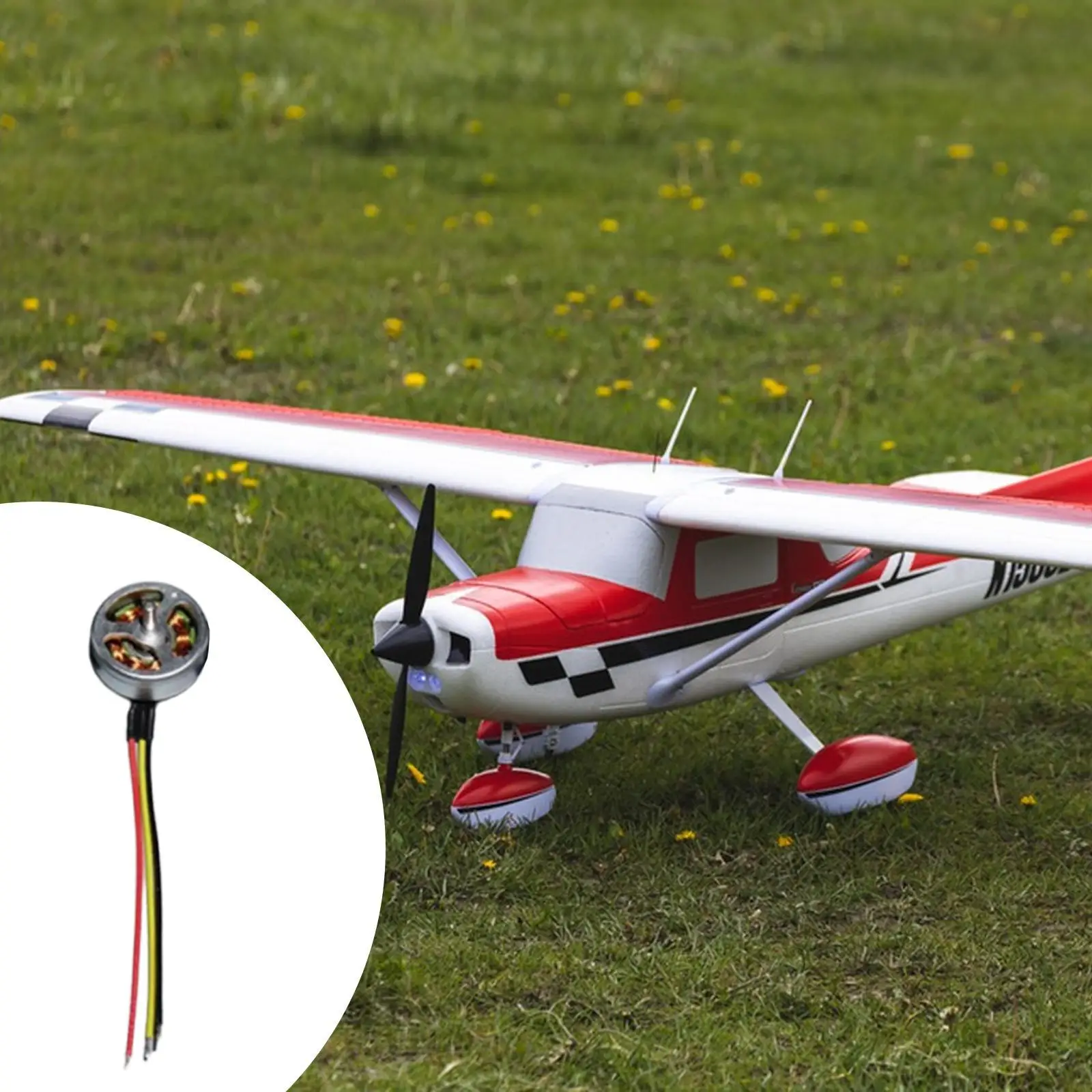 Motor sin escobillas, pieza de reparación de accesorios RC para Dron RC, avión, reemplazo de 15000kv - imagen 5