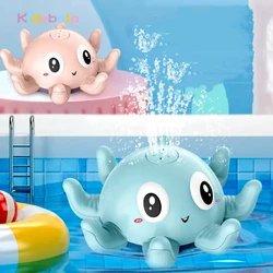Pulpo aspersor de baño infantil con luz LED flotante