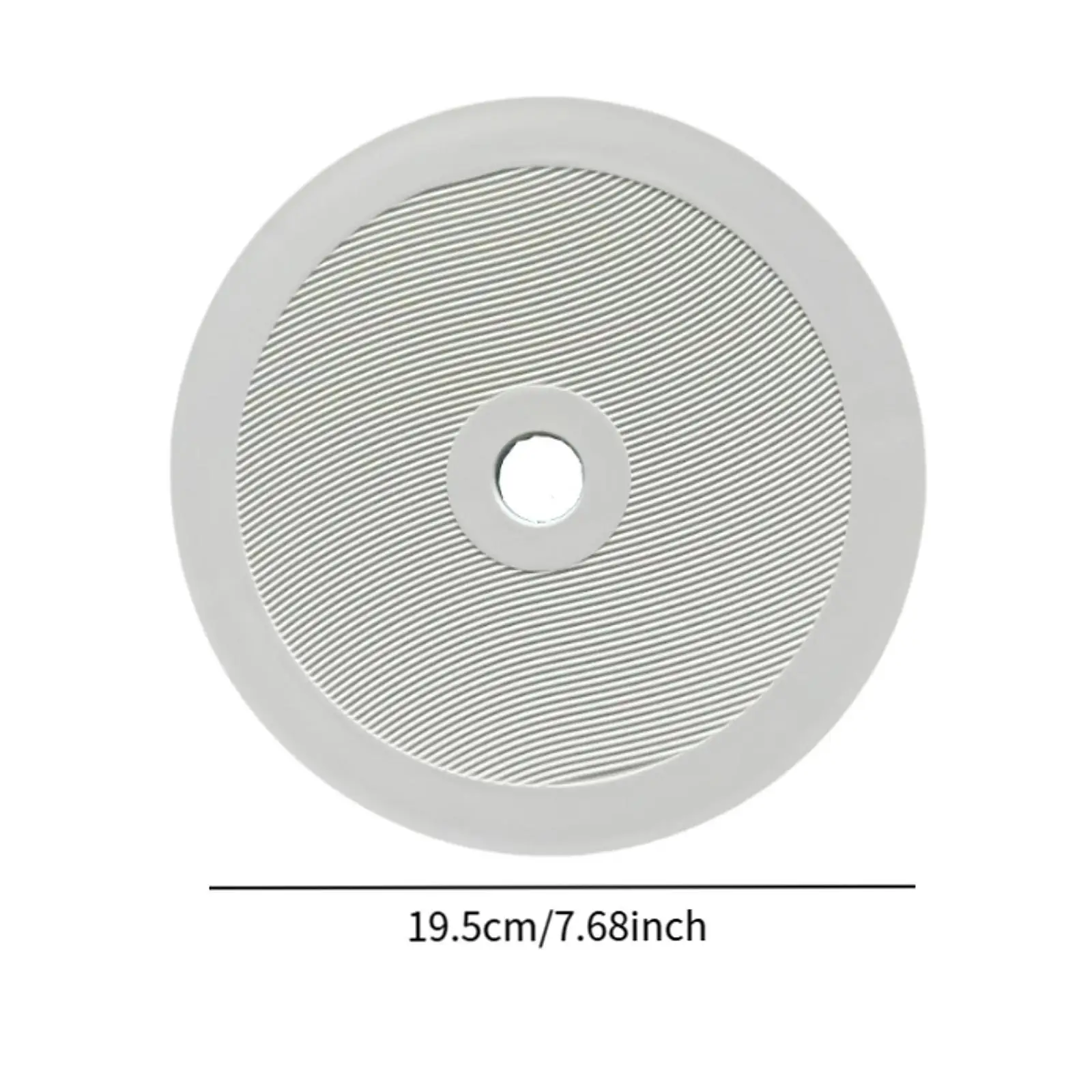 8927 Skimmer Deck Lid Cover Sturdy Easy Installation Round White Replacement Skimmer Valve Lid Accessory for 8939 8940 8927